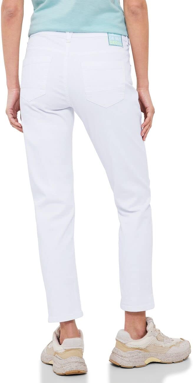 Cecil Damen Jeanshose Tapered 30W / 30L Weiss, 30W / 30L Weiss