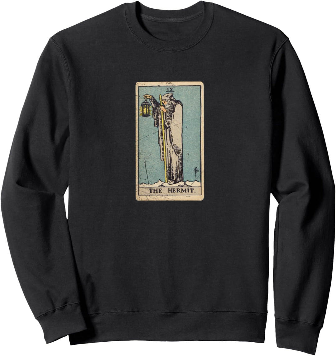 Occult Tarot The Hermit Gothic Grunge Satan Devil Vintage Sweatshirt
