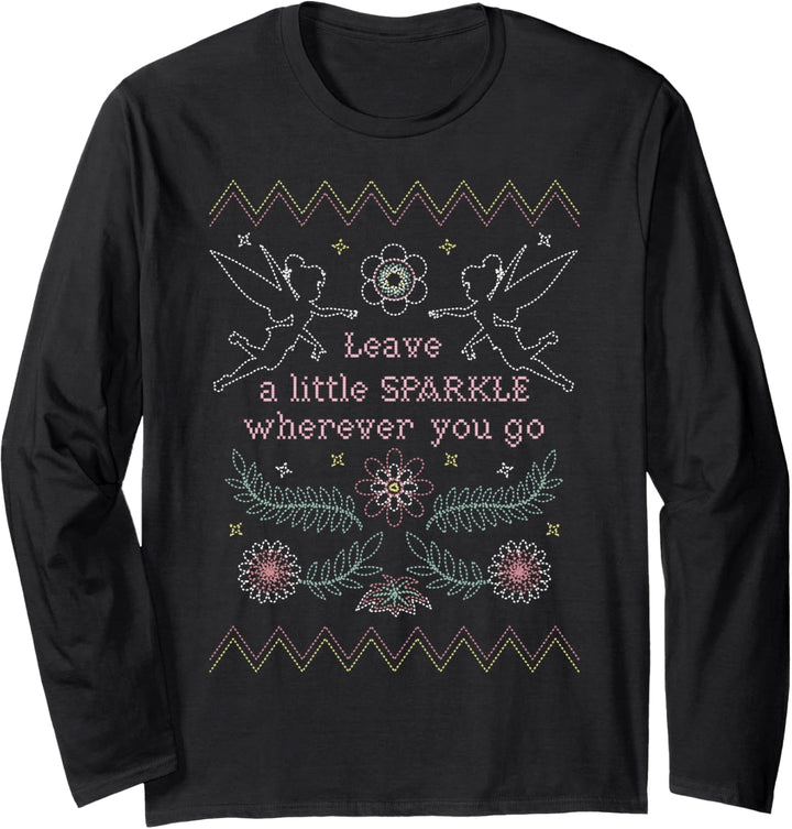 Disney Peter Pan Tinker Bell Leave A Little Sparkle Langarmshirt