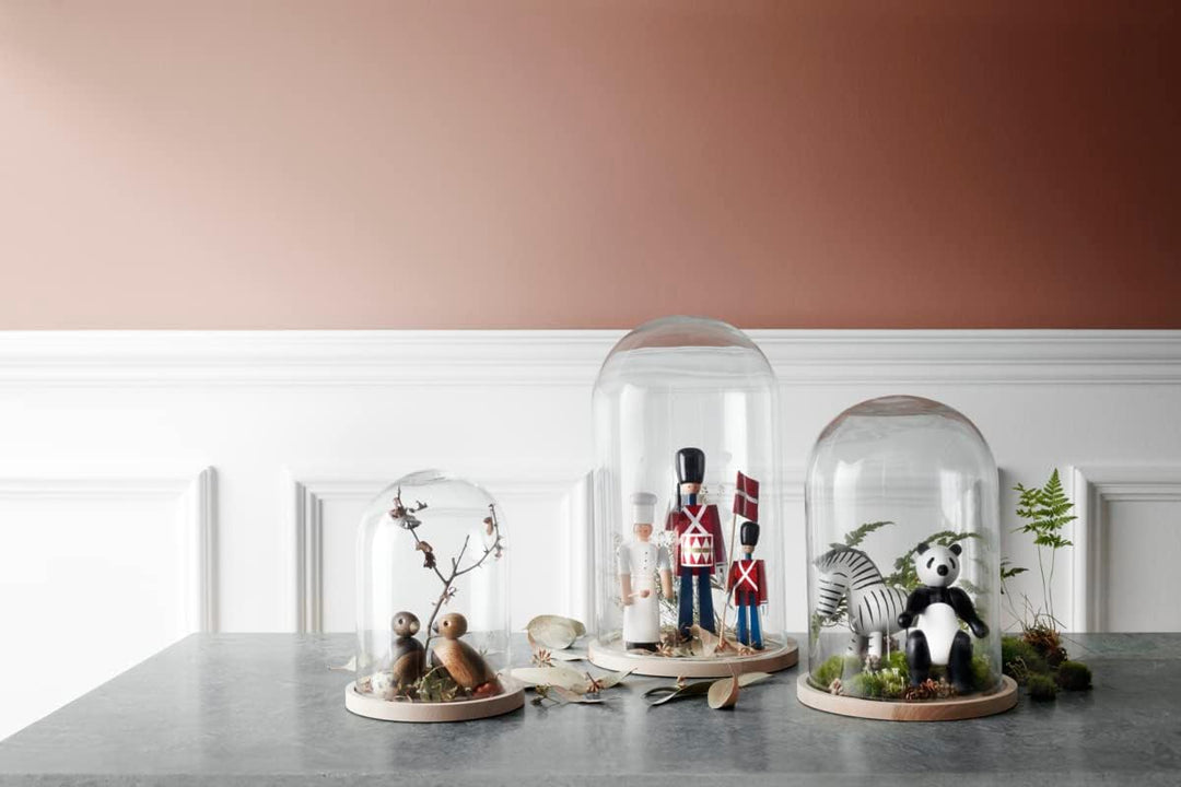Kay Bojesen Spatzenpärchen klein Figuren 5.5 cm Holzfiguren, Holz Natural small Braun, Natural small