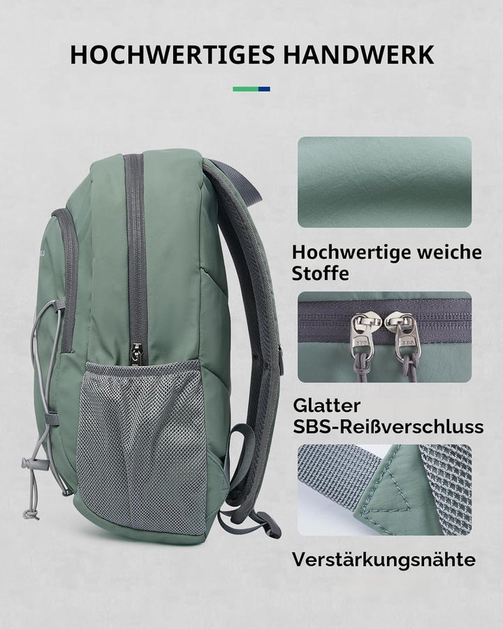 WATERFLY Rucksack Klein Wanderrucksack 12L: Leicht Tagesrucksack Mini Sport Backpack Outdoor Daypack