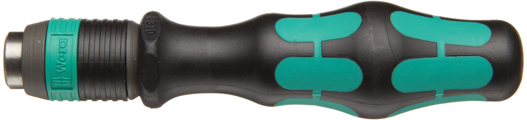 Wera Kraftform 813 R Hexagon Bitholding Screwdriver, Rapidator Quick-Release Chuck, 1/4" Head, 90mm