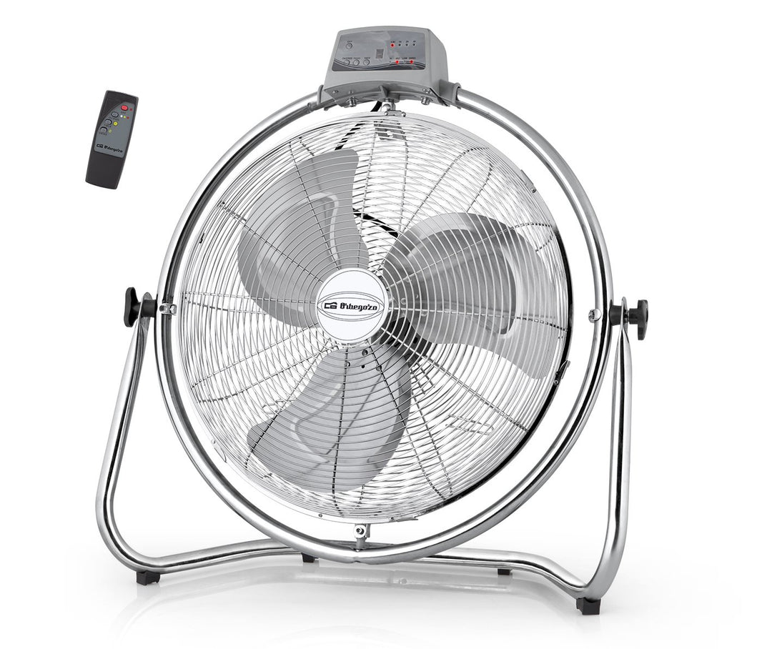 Orbegozo PWM 2147 - Industrieller Ventilator, 45 cm Durchmesser, drei Stufen, Fernbedienung, Umkipps