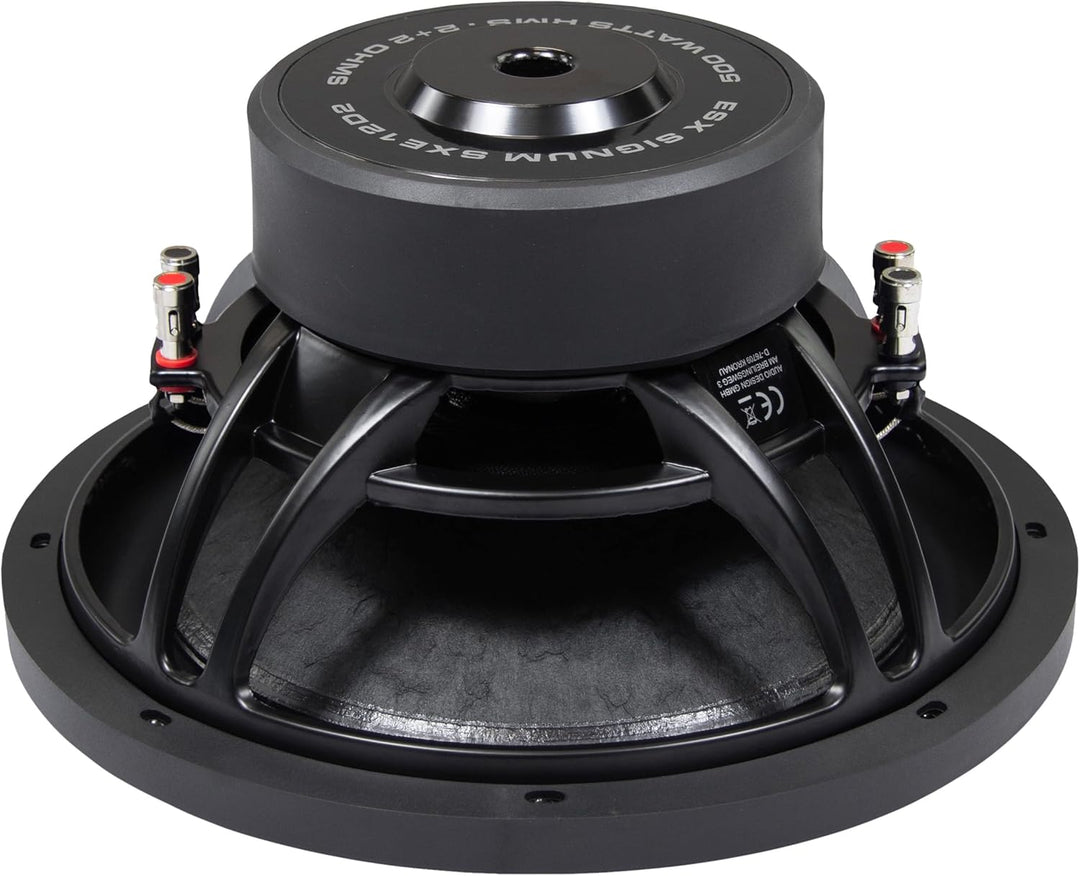 ESX SXE12D2-30 cm (12”) Subwoofer incl. Schutzgitter aus der SIGNUM-Serie | 1000W max