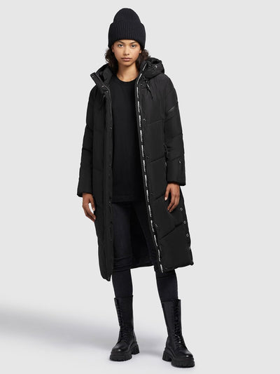 khujo Damen Steppmantel Sonje 5 XS Schwarz, XS Schwarz