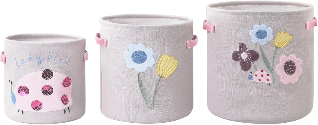 AOFANGSHIYE 3 Pcs kleine Aufbewahrungskörbe, gewebte Körbe, Hamper Körbe für Geschenke leer, Spielze