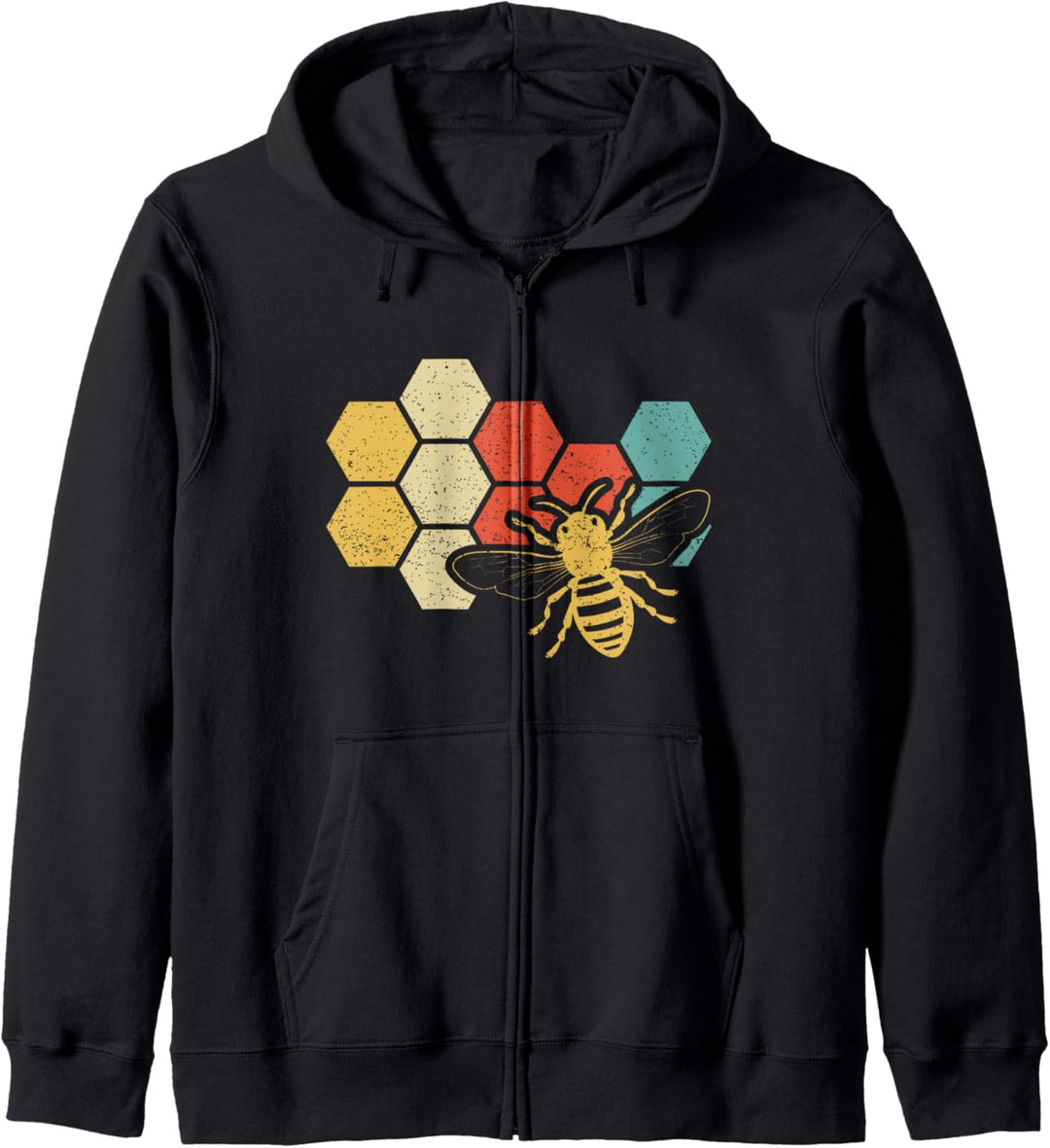 Imker, Vintage-Imker, Bienen- und Bienenstock-Design Kapuzenjacke