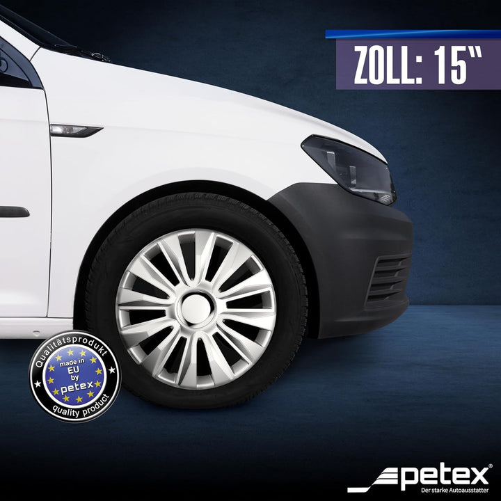 Petex RB539315 Radzierblende Avalon Pro Grösse 15 Zoll 2-fach lackiert mit Chromring Material: ABS i