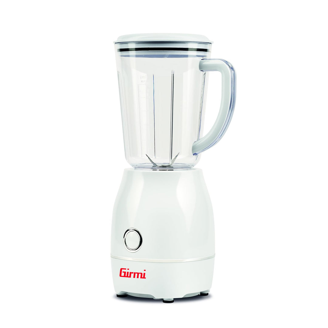 Girmi FR07 Standmixer, 300 W, 600 cc, 4 Edelstahlklingen, Betrieb mit Pulse, Messbecher, Sicherheits