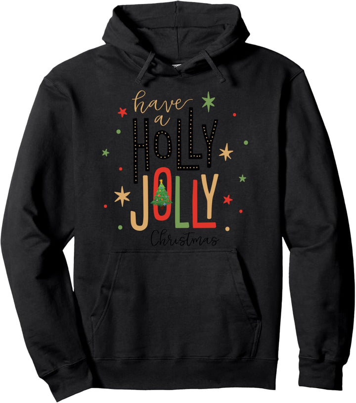 Holly Jolly Christmas lustigste coole Grafikdesign Pullover Hoodie