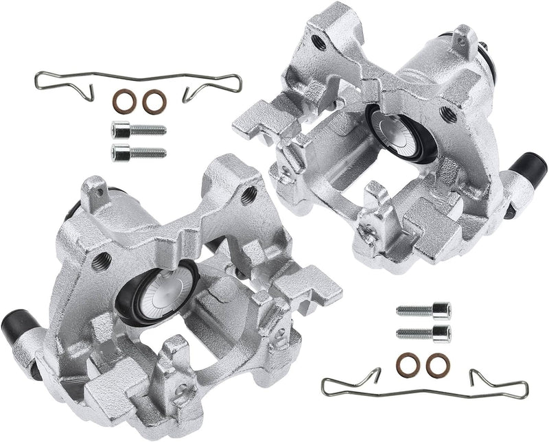 Frankberg 2x Bremssattel Bremszange mit Halter Hinten Links Rechts Kompatibel mit A3 8V1 8VK 2012-20