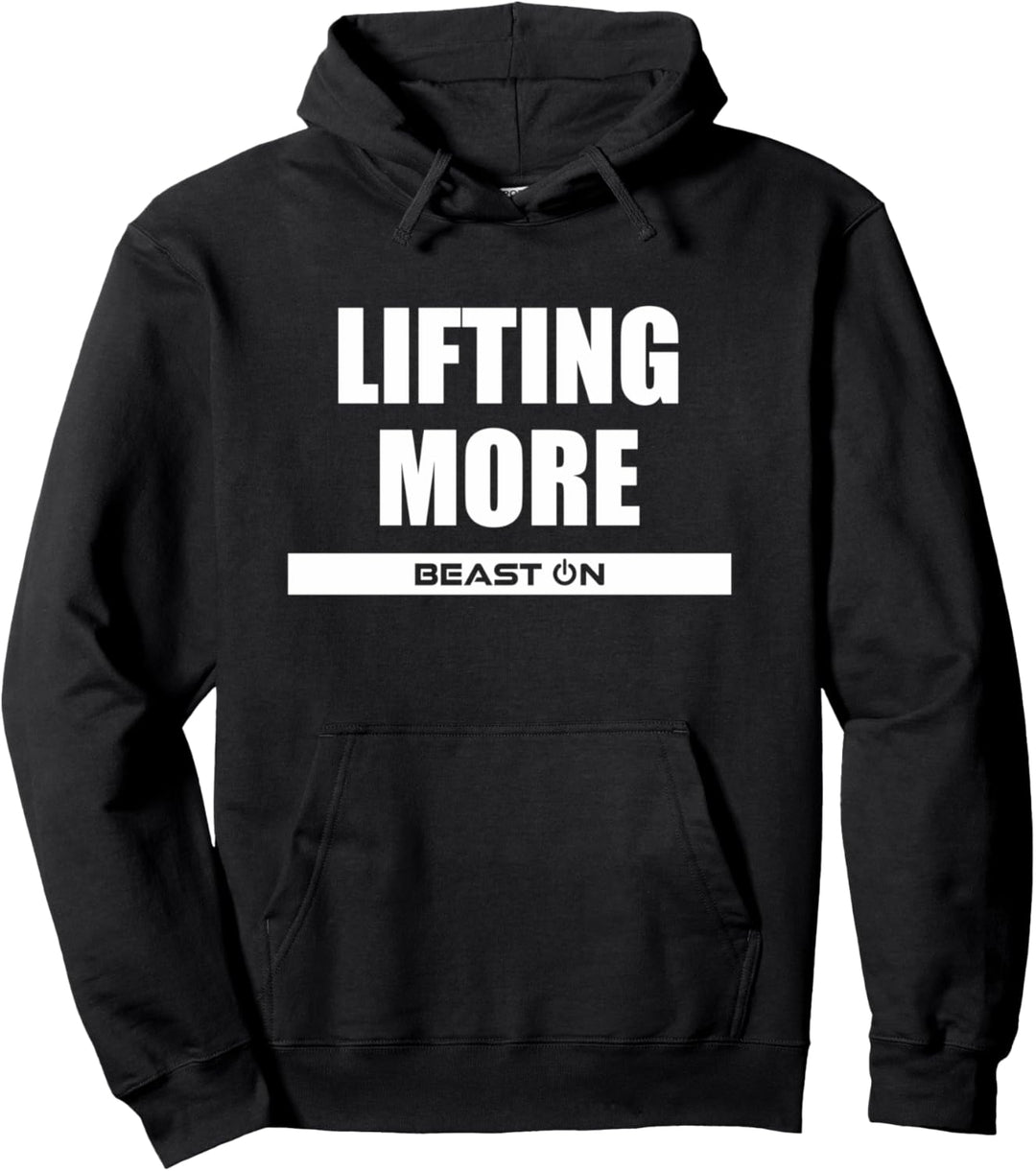Lifting More Bodybuilding Gains Gainz Gym Fitness Motivation Pullover Hoodie