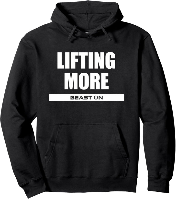 Lifting More Bodybuilding Gains Gainz Gym Fitness Motivation Pullover Hoodie