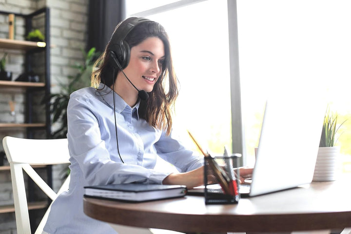 Manhattan Mono USB-Headset Links/rechts tragbar 2m Kabel, Schwarz