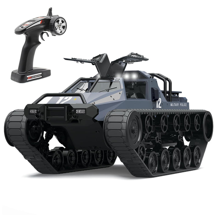 Mostop Fernbedienung Crawler High Speed Tank Offroad 4WD RC Auto 2,4 GHz Army Truck 1/12 Drift Tank
