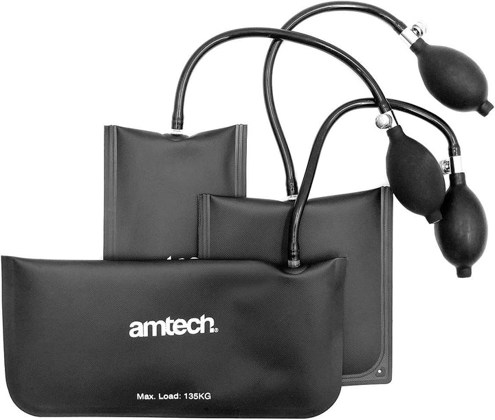 Amtech J1820 3 Airbags zum Heben, Nivellieren, Auto und Haushalt, max. 135 kg Tragkraft