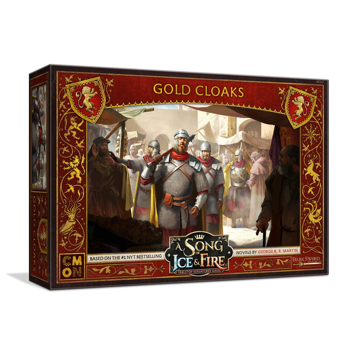 CMON A Song of Ice and Fire Tabletop Miniatures Game Gold Cloaks Unit Box - Add Unparalleled Strengt