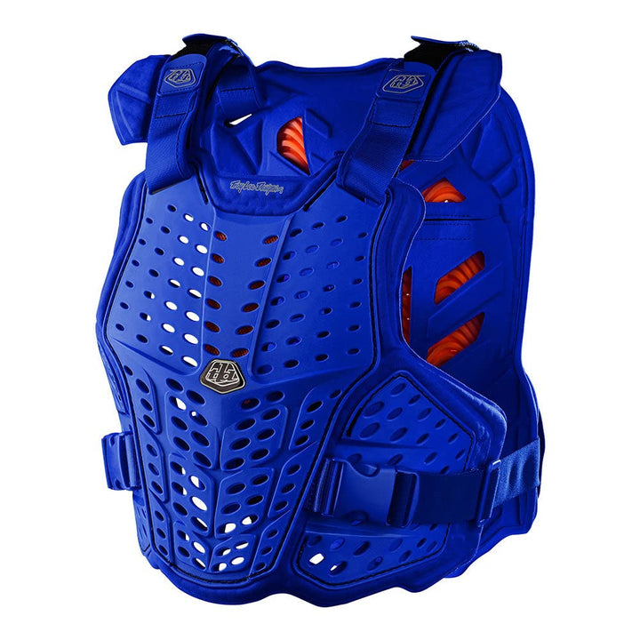 Troy Lee Designs Rockfight CE Brustschutz für Erwachsene, Offroad-Motorrad-Körperpanzer Blau XL/2X,