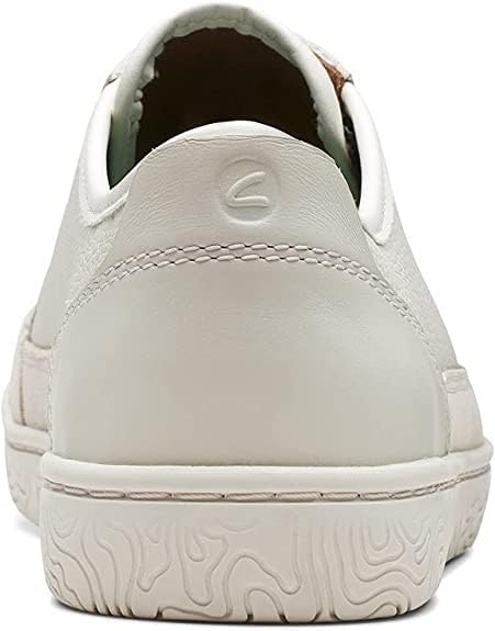 Clarks Herren Hodson Lace Sneaker 42.5 EU Ivory Leather, 42.5 EU Ivory Leather