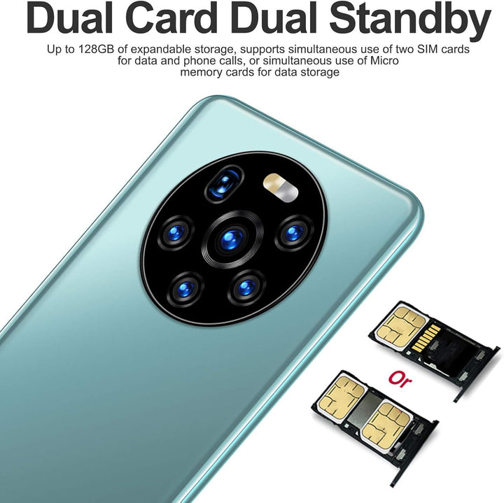 ciciglow Smartphone Ohne Vertrag Günstig, Mate40 pro 3G 5.45 Zoll HD+ Display Mobile Phone 512MB+4GB