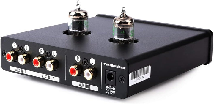 FX-Audio Tube-02 Pro Tube Kopfhörerverstärker, Vakuum 5725 Röhrenvorverstärker, Mini Hi-Fi integrier