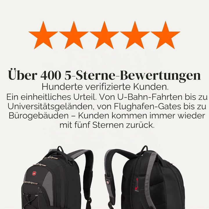 Swiss Gear Unisex 1186 Bungee-rucksack Rucksack (1er Pack) Einheitsgrösse Schwarz / Grau, Einheitsgr