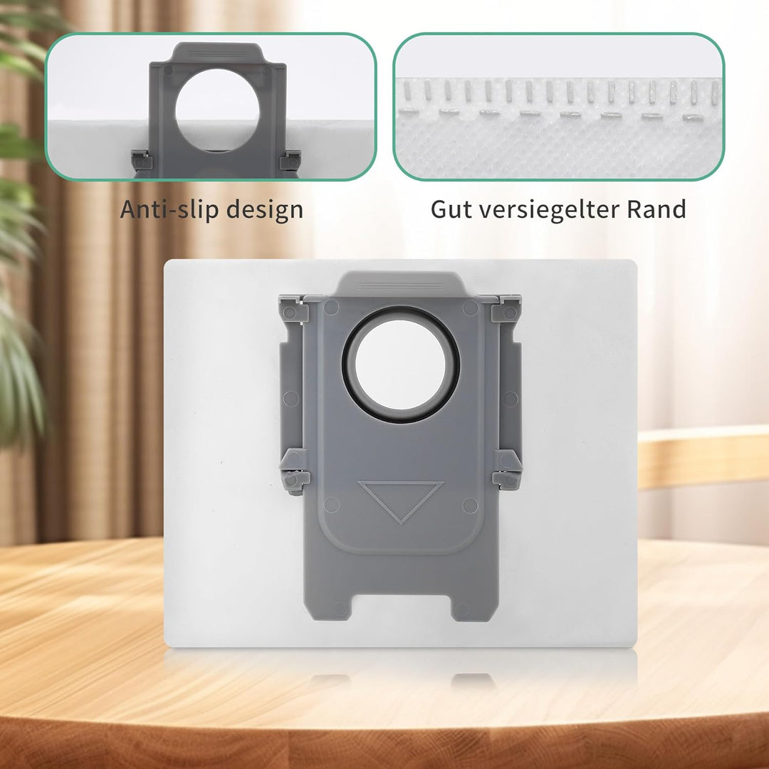 14 Stück Staubbeutel für Roborock S7 MaxV Ultra/S7 Pro Ultra/Q7 Max+/S8+/Q5+ Staubsauger Absaugstati