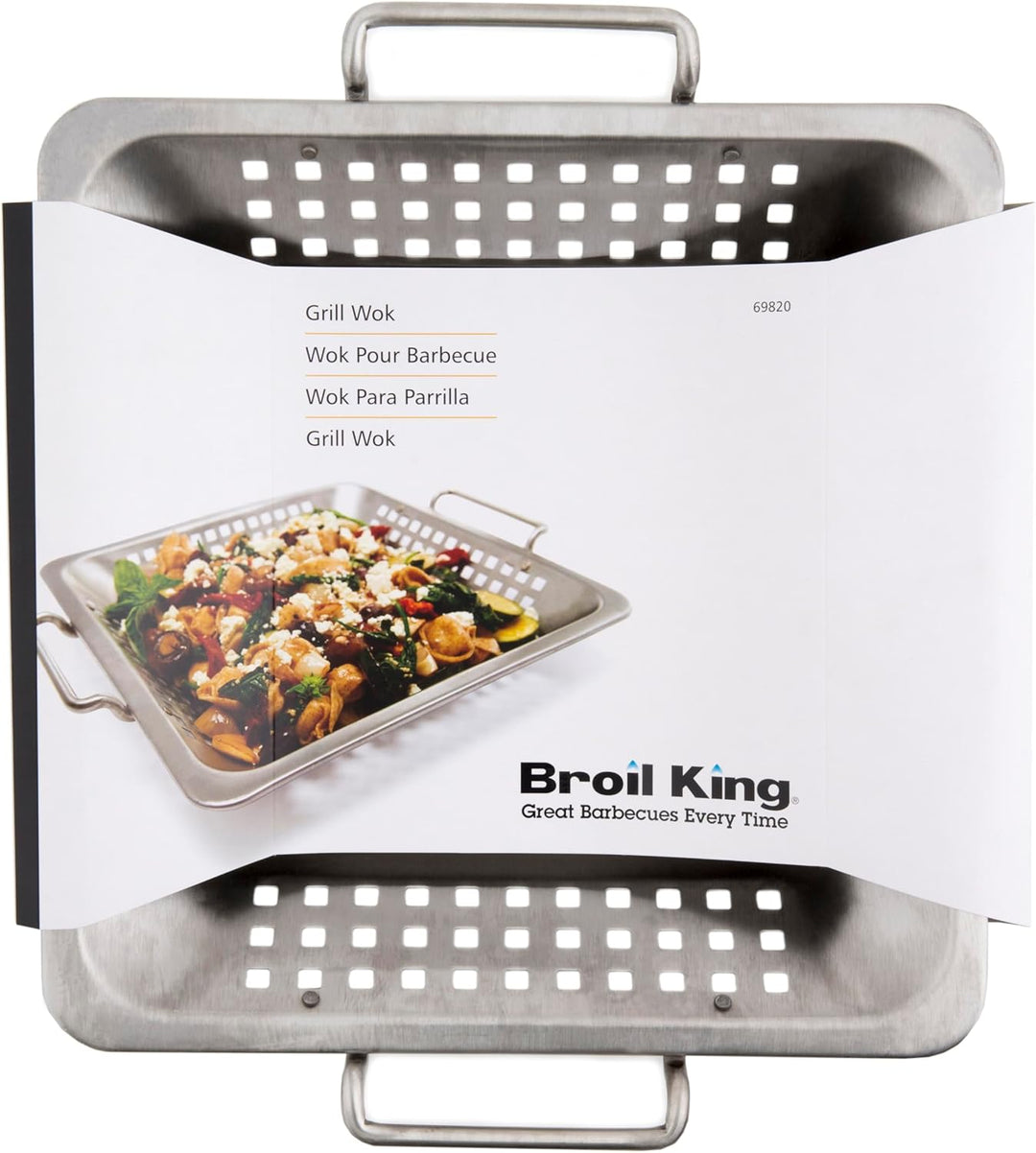 Broil King Grill-/Grillzubehör, Grillwok, Edelstahl, 5 x 5 x 5 cm, 69820
