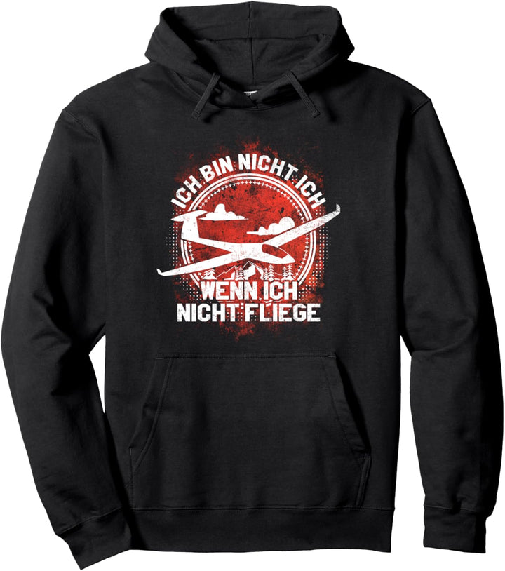 Lustiger Gleitflugzeug Segelfliegen Segelflug Flieger Spruch Pullover Hoodie