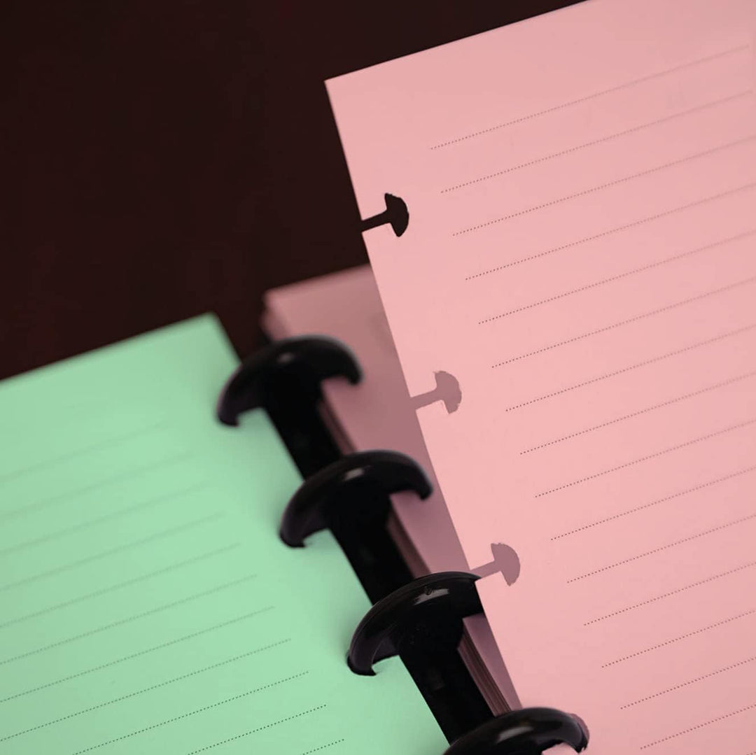 Nachfüllpapier in Briefgrösse, A4, lose Blätter, für TUL Custom Notizsystem, Discbound Notizbuch, Pl