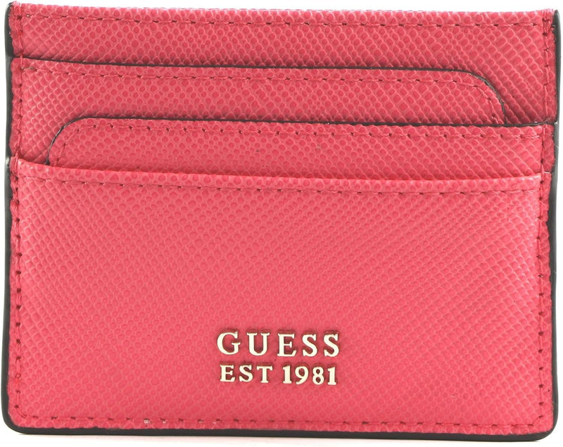 GUESS Laurel Card Holder Magenta