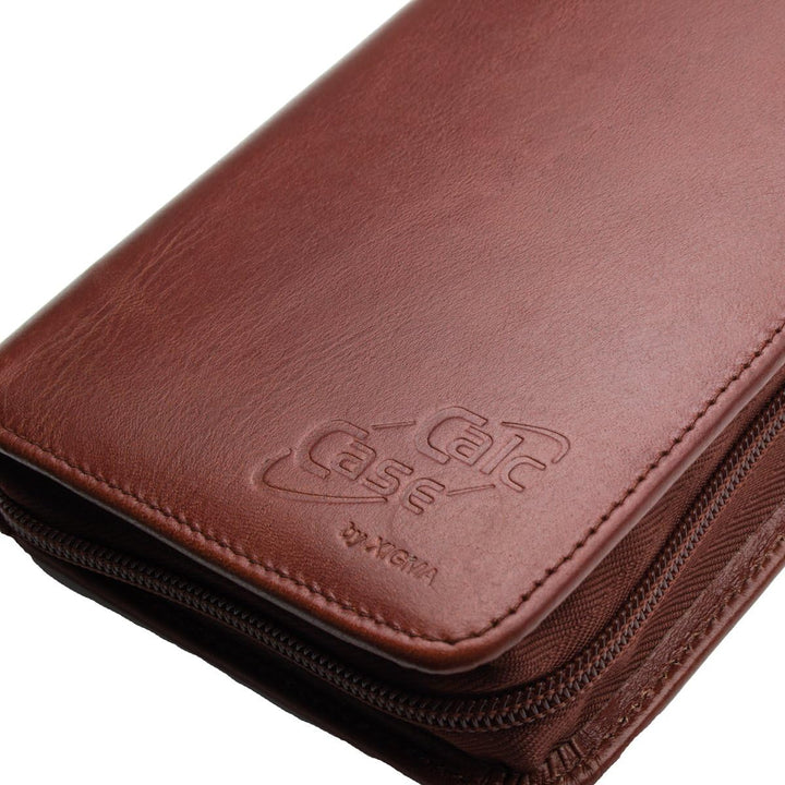 CalcCase Original Schutztasche Executive - Schutztasche für Grafikrechner aus braunem Rindsleder, ed