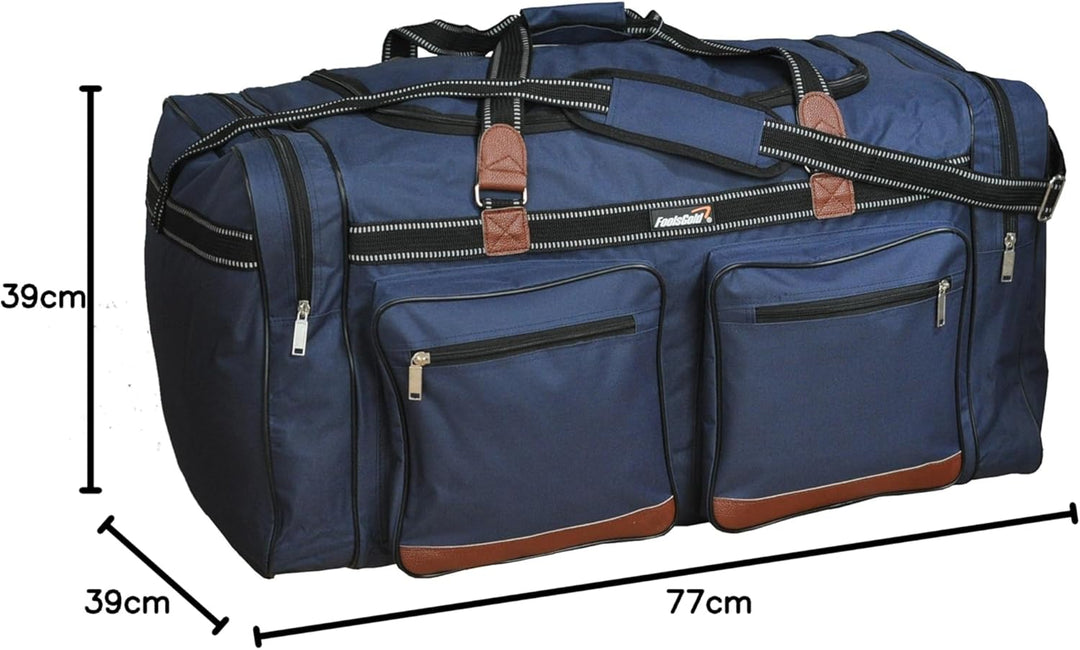 Foolsgold Extra grosse 120L Reisetasche Holdall Tasche Dunkelblau, Dunkelblau