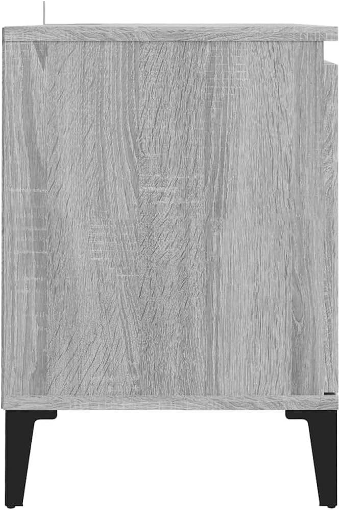 vidaXL TV Schrank mit Metallbeinen Lowboard TV Möbel Tisch Board Sideboard Fernsehtisch Fernsehschra