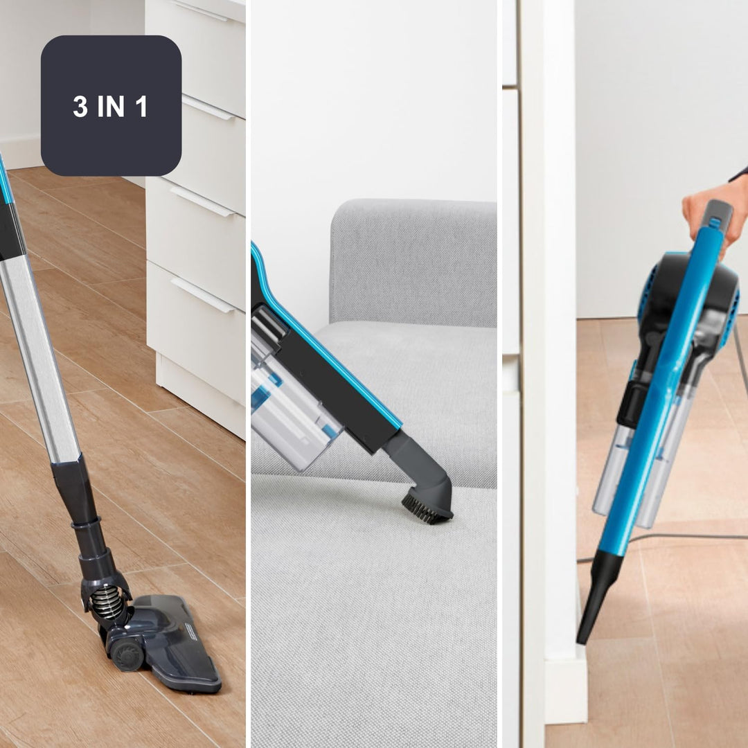 BLACK+DECKER - Stielstaubsauger mit Kabel 600W | 3 in 1: Stiel, Handstaubsauger & Fugendüse | Zyklon