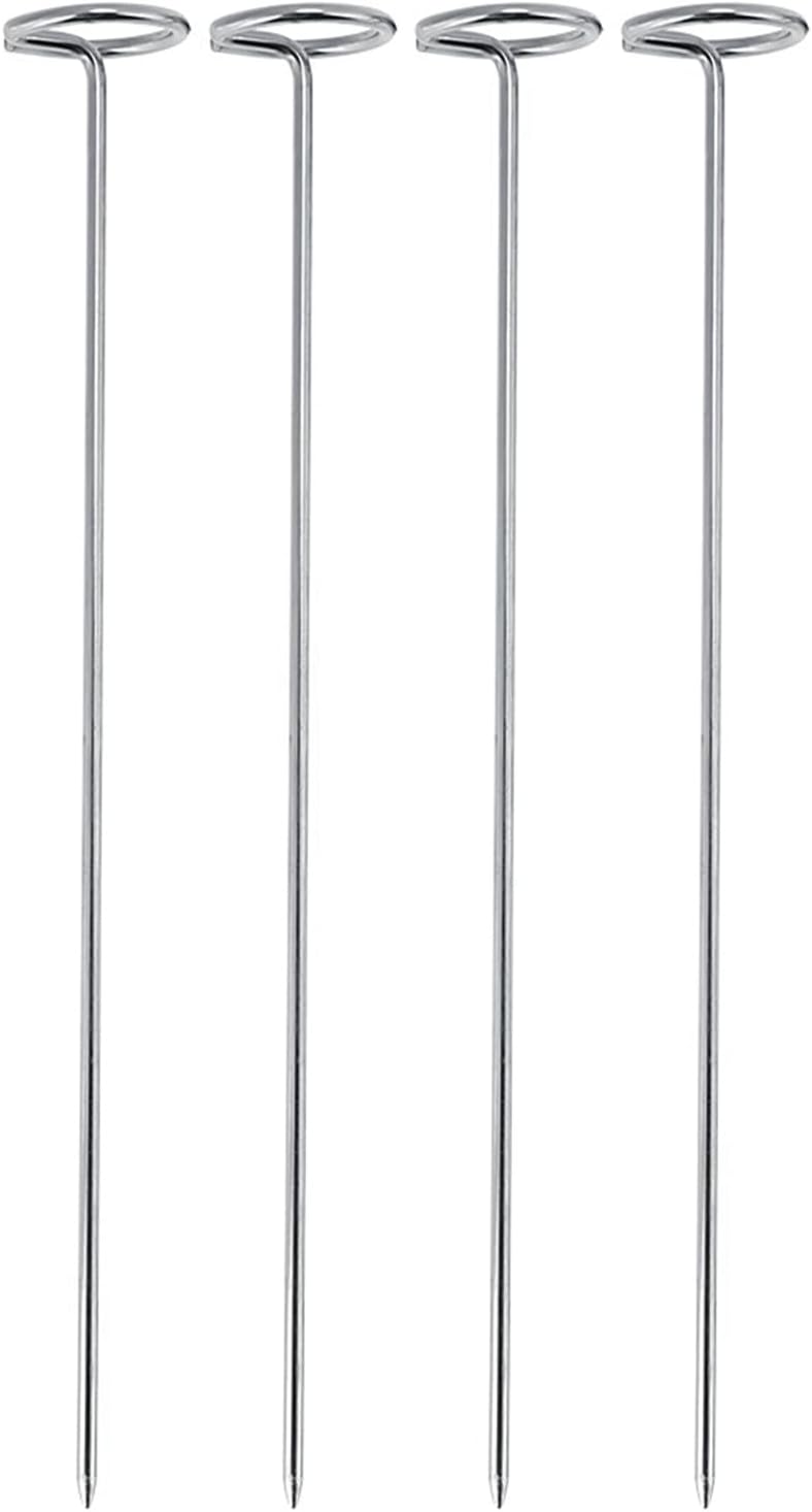 Doppelschicht Rack Mit 4 Spiessen, Verchromt, Optimiertes Ersatz Zubehörgestell Für Luftfritteusen K