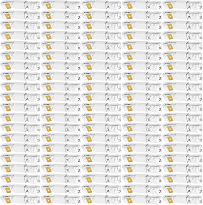 100Pcs Massband Massband Weichbandmass Nähen Schneider Tuch Lineal mit Doppelwaage für Körpergewebe