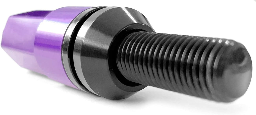 Omp Speed Schraubenset Performance mit Aluminiumschutz M14X1.5 Hex 17-19, L 28 mm, Lila Aluminium 70