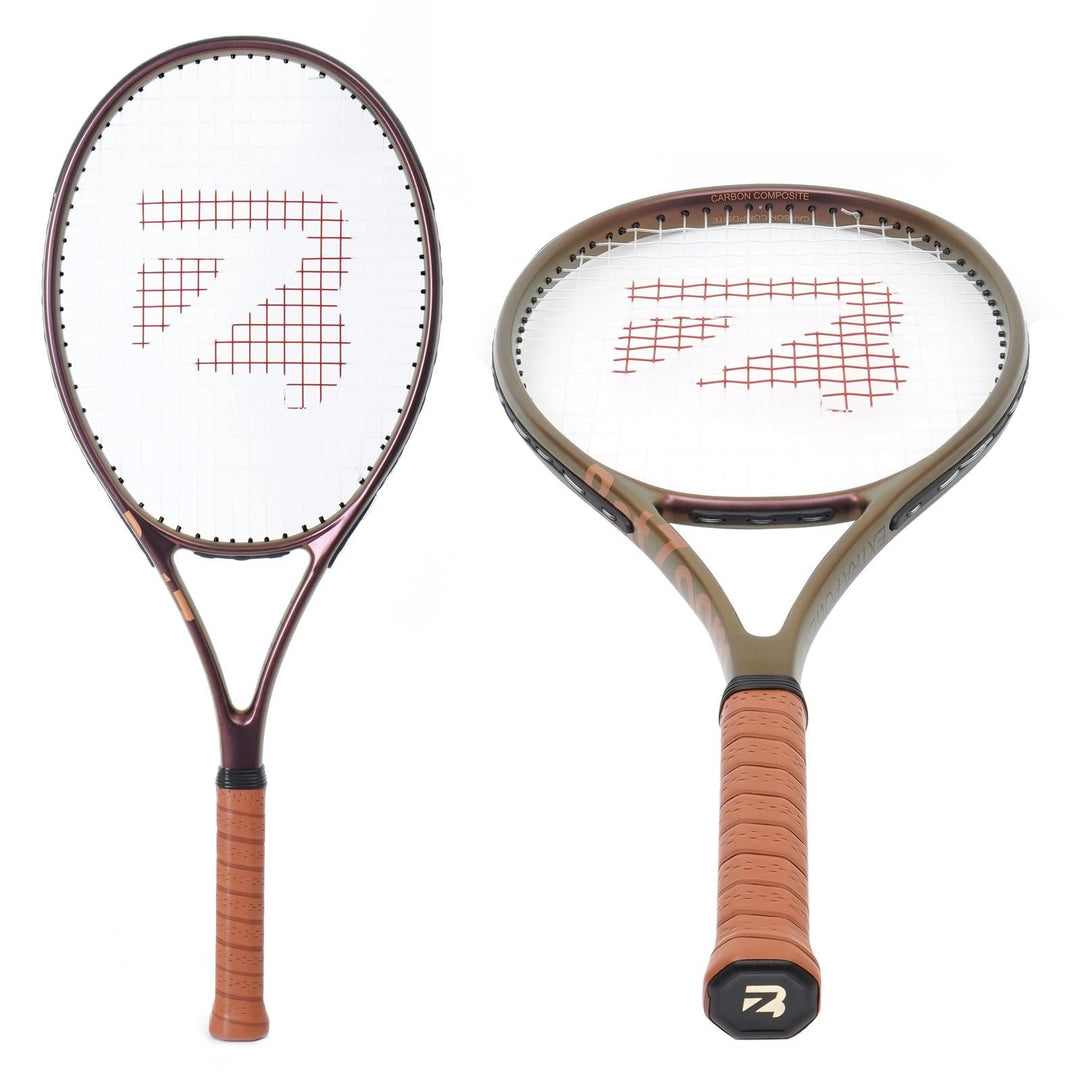 BatZoom Tennisschläger für Anfänger und Erwachsene, Leichter Graphitschläger mit komfortablem Griff,