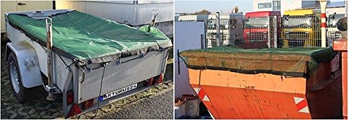 Anhänger- und Containernetz 1,70 x 1,70 m grün Typ 76170170, 1,70 x 1,70 m