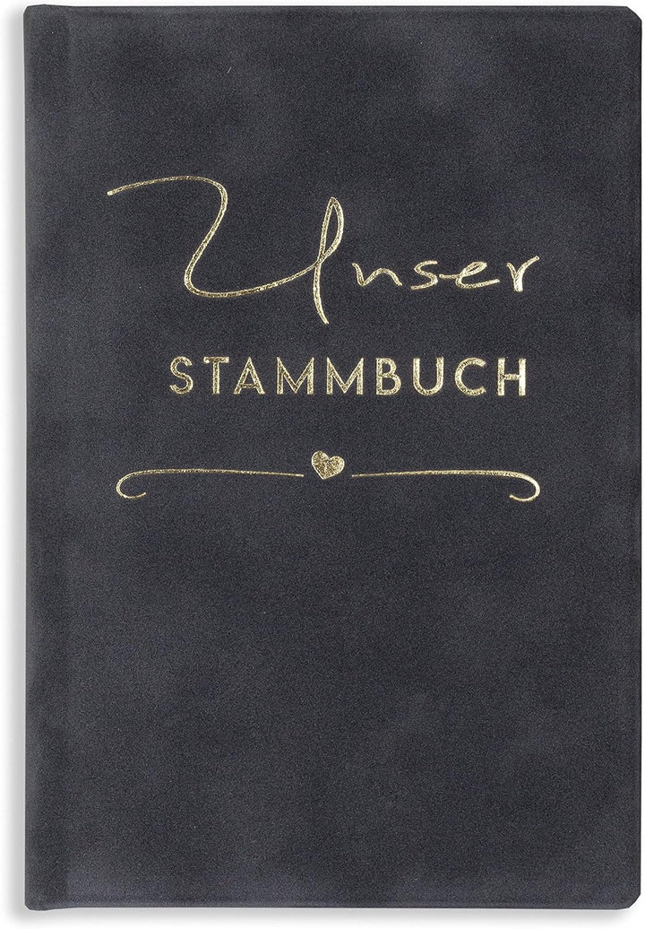Stammbuch der Familie Our Grau Gold Familienstammbuch Hochzeit incl. Einleger