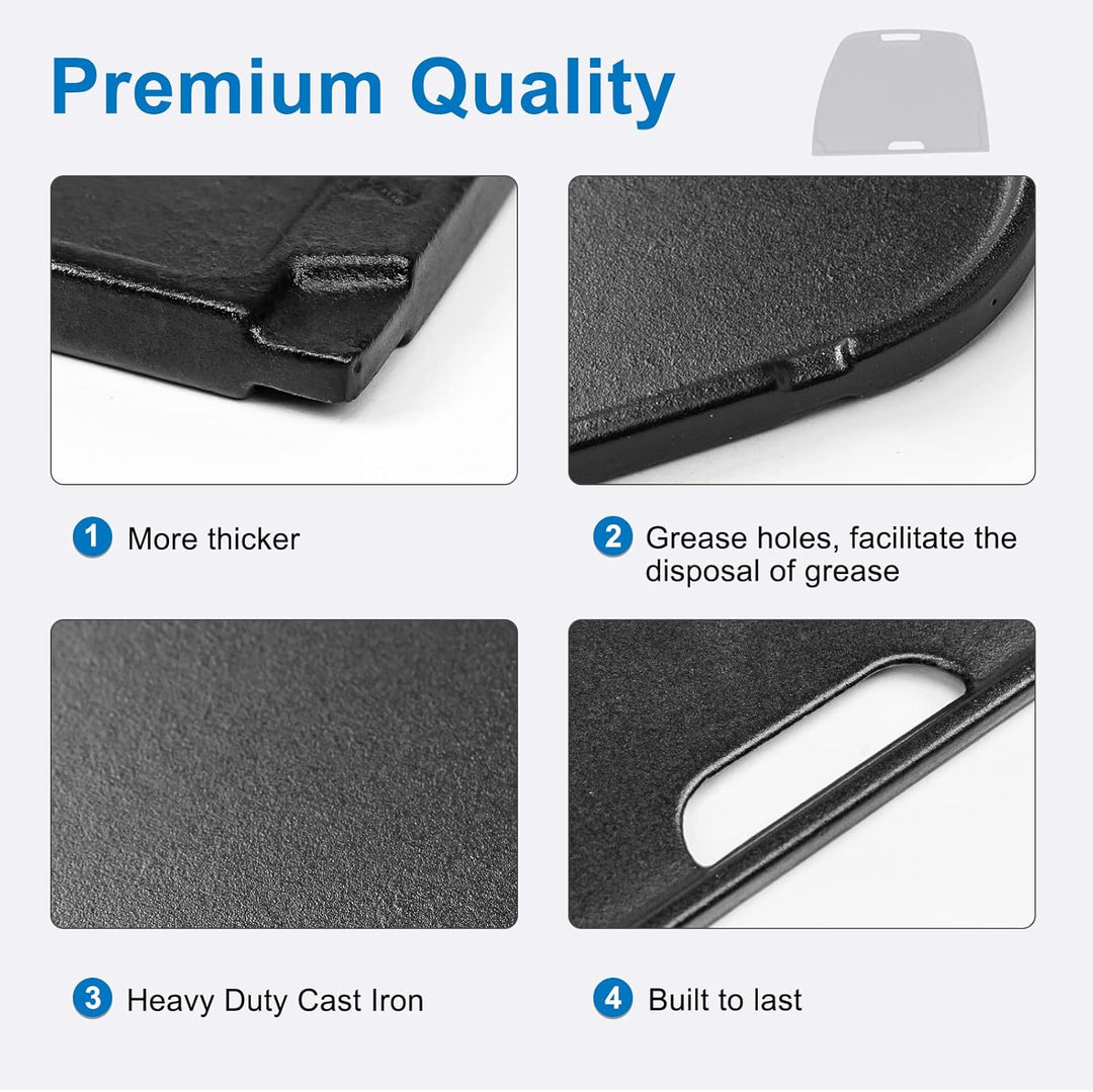 GFTIME Gusseisen Grillplatte für Napoleon Pro285x, PRO285X-BK, PRO285E, PRO285-BK, TQ285X, TQ285X-1,