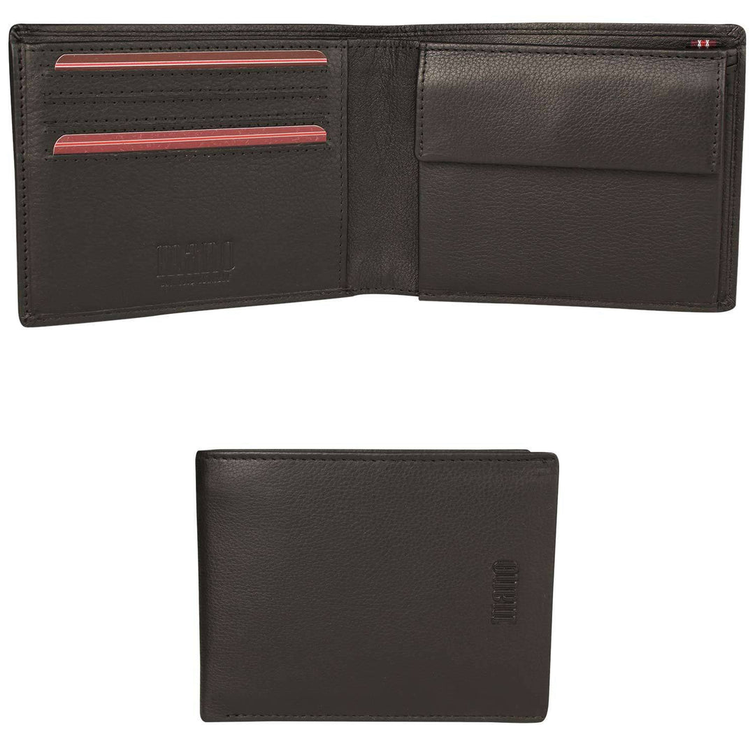 Mano M19802BK Geldbörse Medio, Schwarz