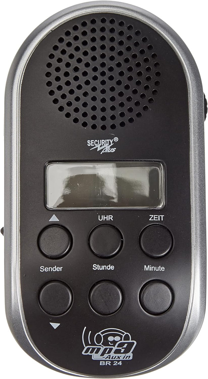 Security Plus Point Fahrradradio, schwarz, BR 24