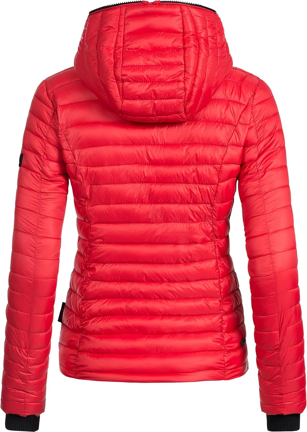 Navahoo Damen Damen leichte Übergangsjacke Steppjacke mit Kapuze Kimuk XS-XXL XS Rot, XS Rot