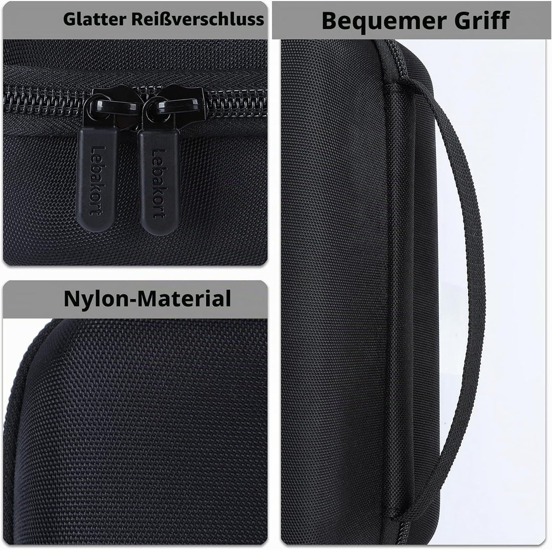 Hart Schutz Hülle Etui Tasche für Zoom H5 Tragbarer 4 Spur Recorder Schwarz Etui 8.7 x 3.9 x 3.5 inc