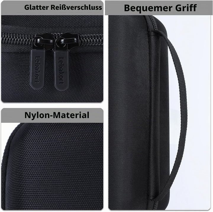 Hart Schutz Hülle Etui Tasche für Zoom H5 Tragbarer 4 Spur Recorder Schwarz Etui 8.7 x 3.9 x 3.5 inc