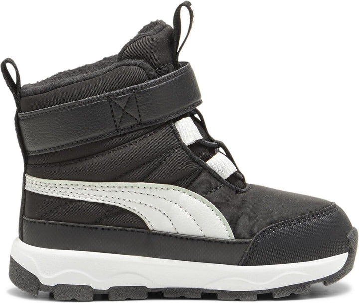 PUMA Unisex Kinder Evolve Boot Puretex Ac+psHigh Boot 20 EU Puma Black Ash Gray Puma White, 20 EU Pu