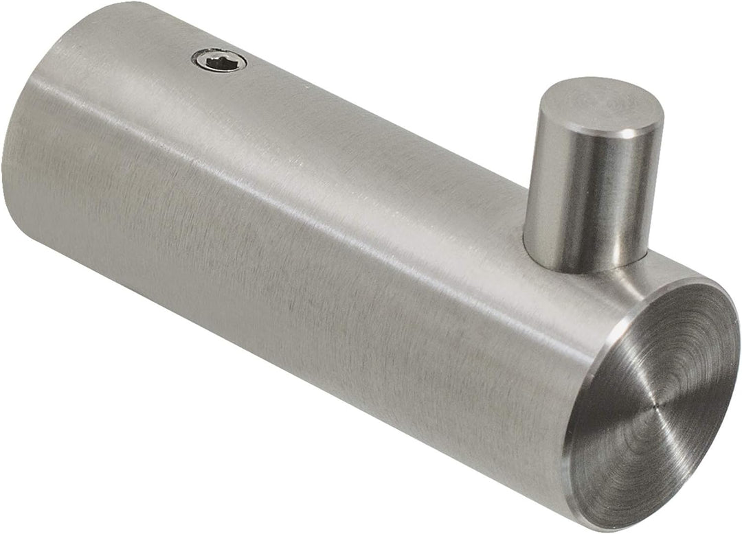 DECOSTEEL Einzelhaken Kleiderbügel | 4er Set | Inox N026 Edelstahl Fest Haltbar Badezimmer Küche, N0