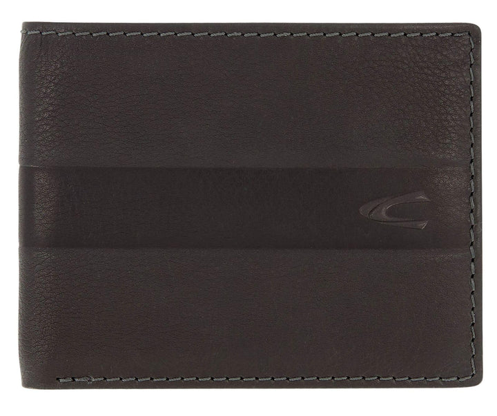 camel active bags Mali Herren Geldbörse RFID Querformat Leder Mittelgross Schwarz 12,5 x 2 x 9,5 Sch